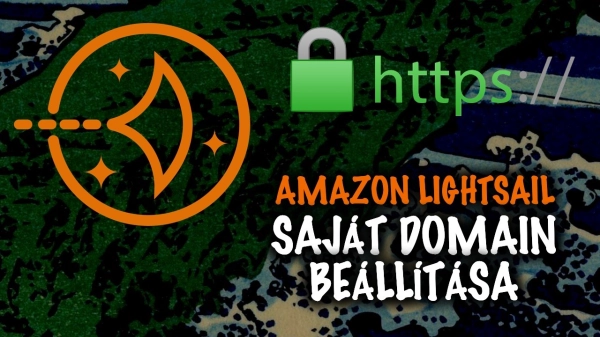 Saját domain beállítása Amazon Lightsail-en